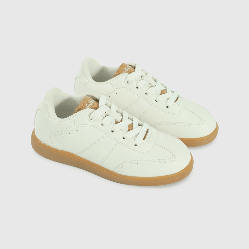 Zapatilla Lifestyle de Unisex Blanco Caña Baja con Cordón