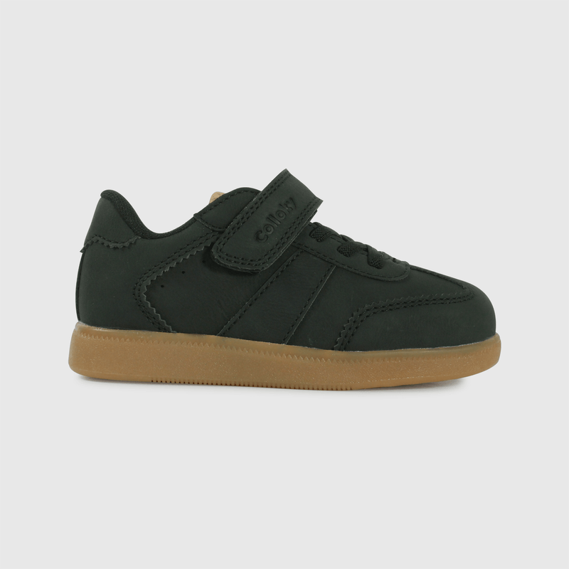 Zapatilla Caminante Lifestyle Unisex Negro Caña Baja con Cordón
