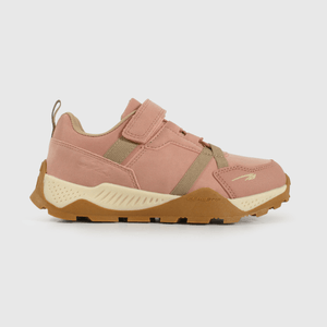 Zapatilla Outdoor de Niña Rosado Caña Baja con Velcro y Cordón