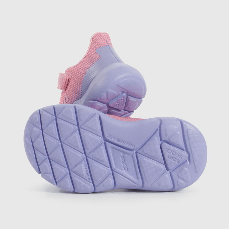 Zapatilla Caminante Sport Running de Niña Morado Caña Baja