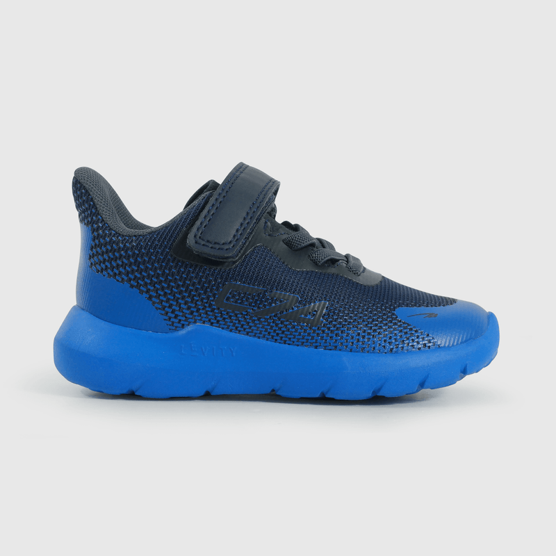Zapatilla Caminante Sport Running de Niño Azul Velcro y Cordón