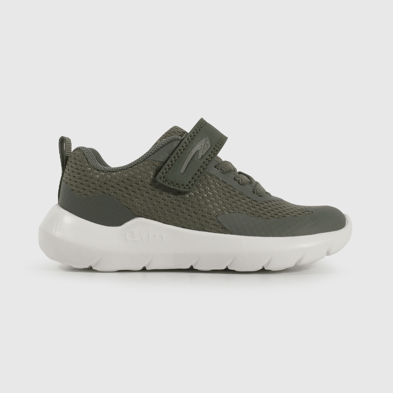 Zapatilla Caminante Sport Running de Niño Verde Velcro y Cordón