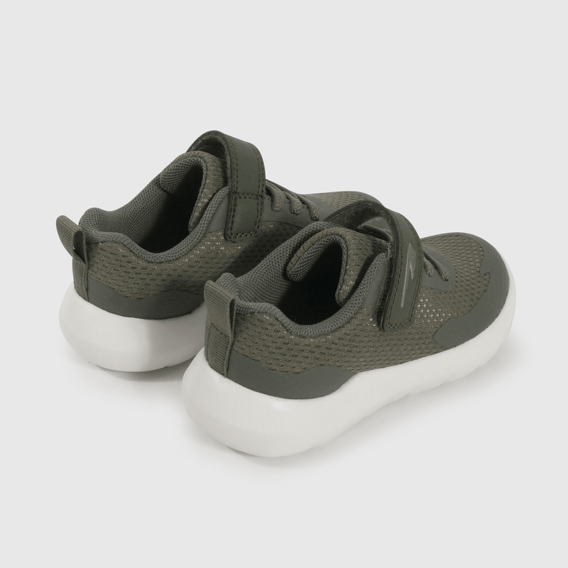 Zapatilla Caminante Sport Running de Niño Verde Velcro y Cordón
