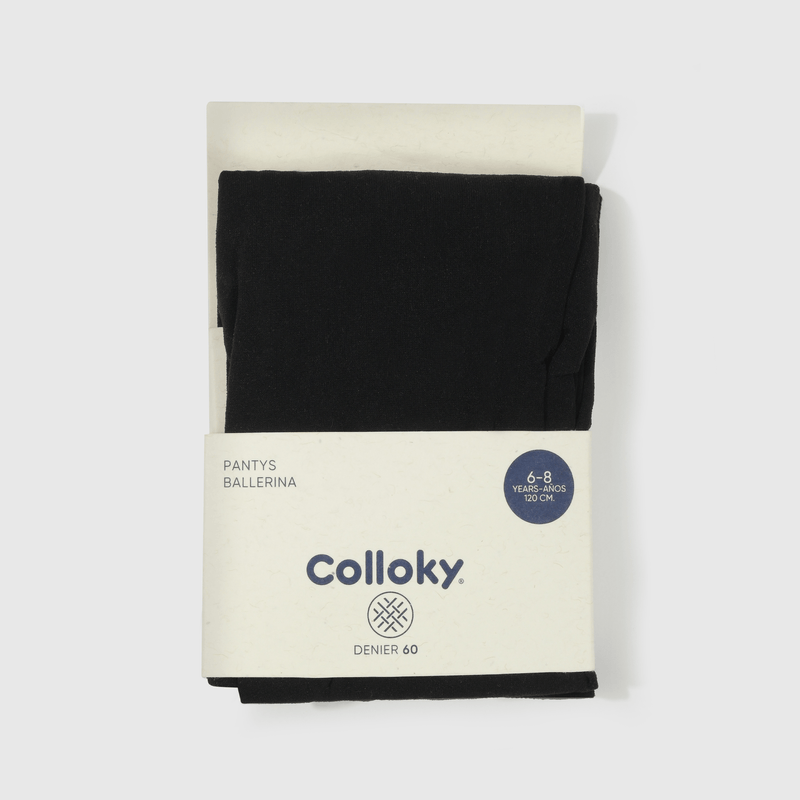 Panty negro para niños, comodidad y estilo