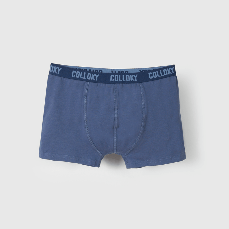Bóxer azul para niños, pack de 3 cómodos y de calidad