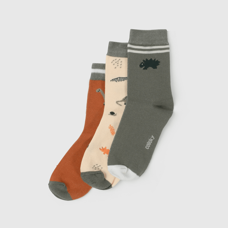 Calcetines cómodos y divertidos para niños, pack de 3