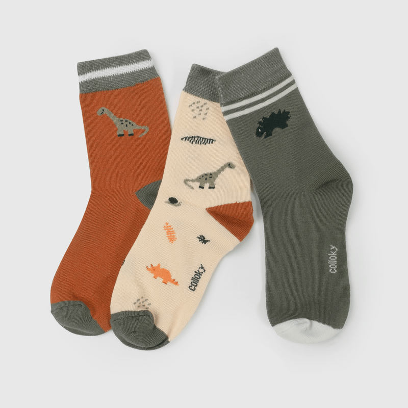 Calcetines cómodos y divertidos para niños, pack de 3