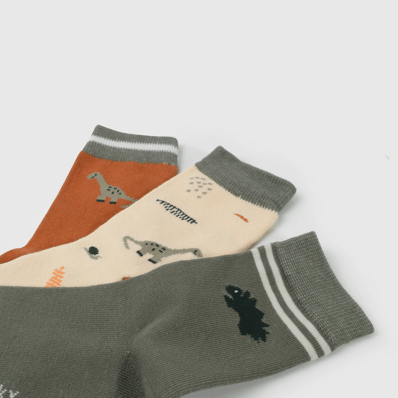 Calcetines cómodos y divertidos para niños, pack de 3