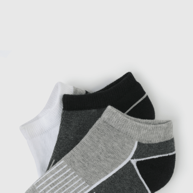 Calcetines cortos para niños, pack de 3 colores