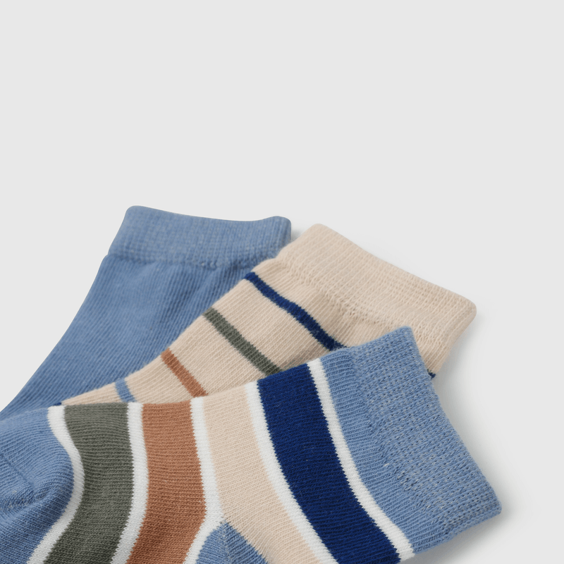 Calcetines coloridos para niños, pack de 3