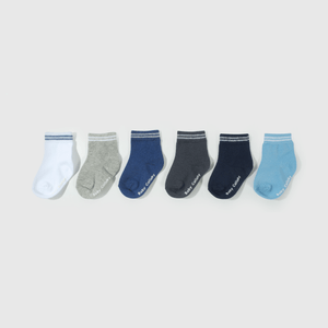 Calcetines coloridos para niños, pack de 6