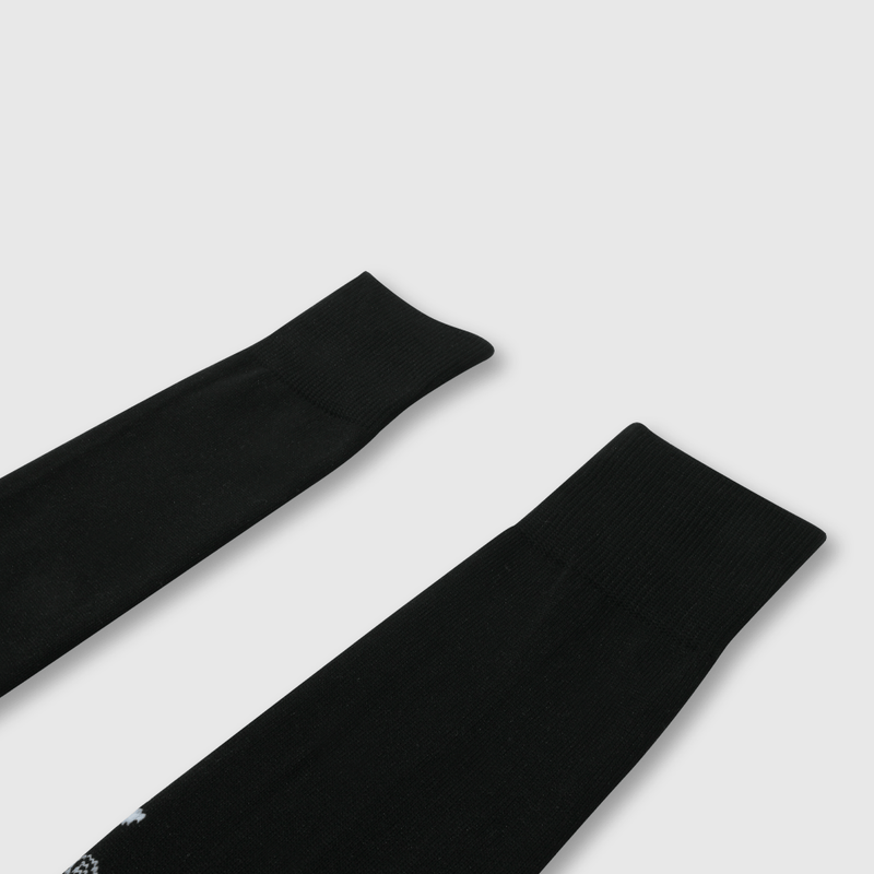 Calcetines deportivos negros para niños, comodidad y estilo
