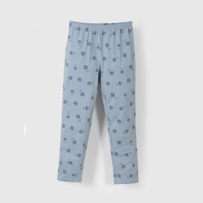 Pijama celeste para niños, suave y cómodo