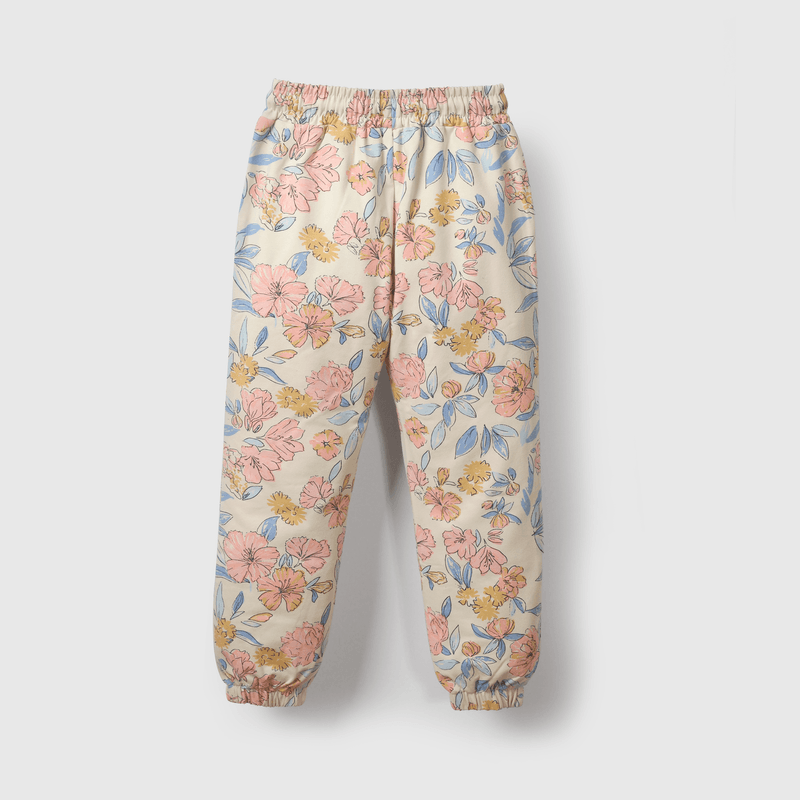 Buzo floral beige para niños, comodidad y estilo