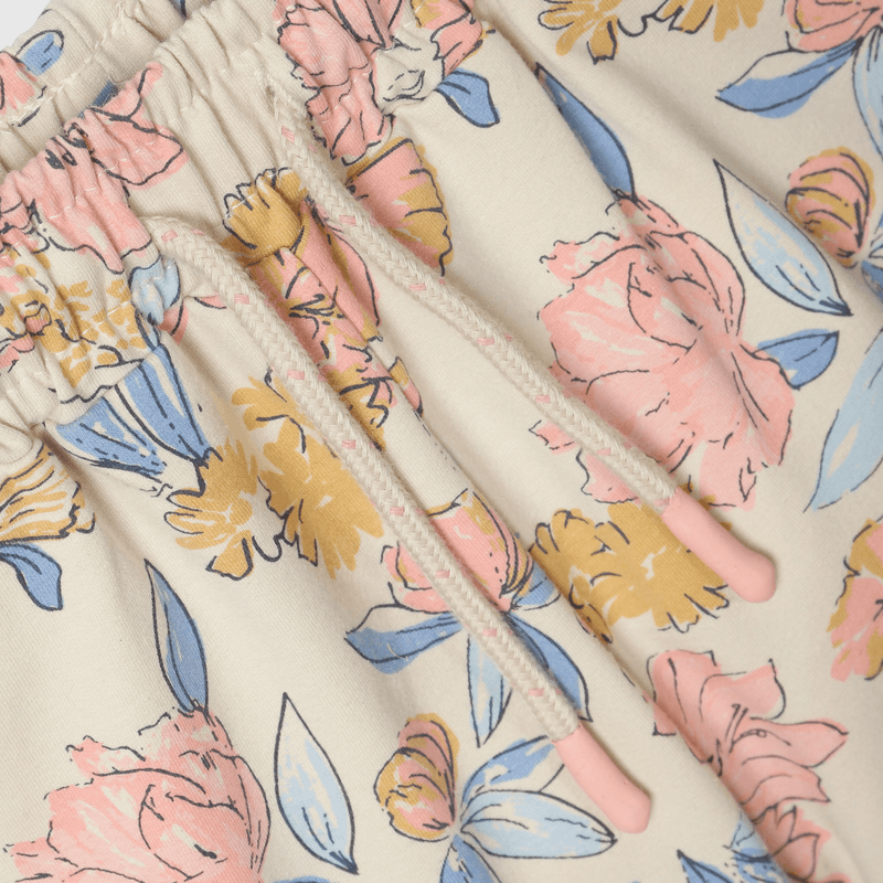 Buzo Beige Flores