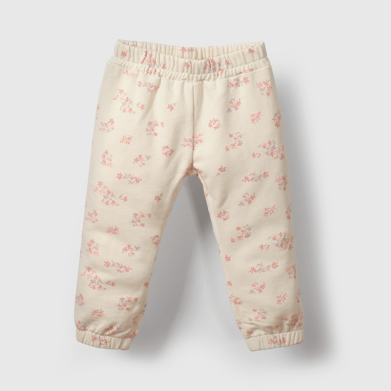 Buzo blanco con flores para niña, suave y cómodo
