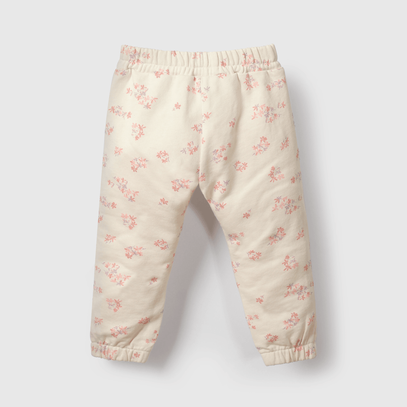 Buzo blanco con flores para niña, suave y cómodo