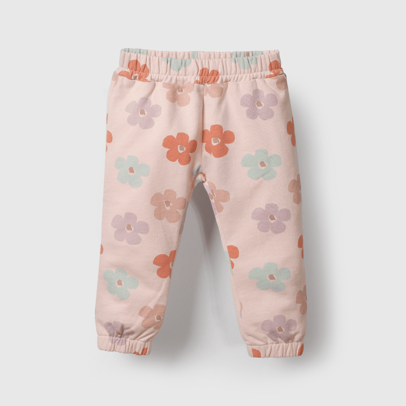 Buzo rosado con flores para niñas, suave y cómodo