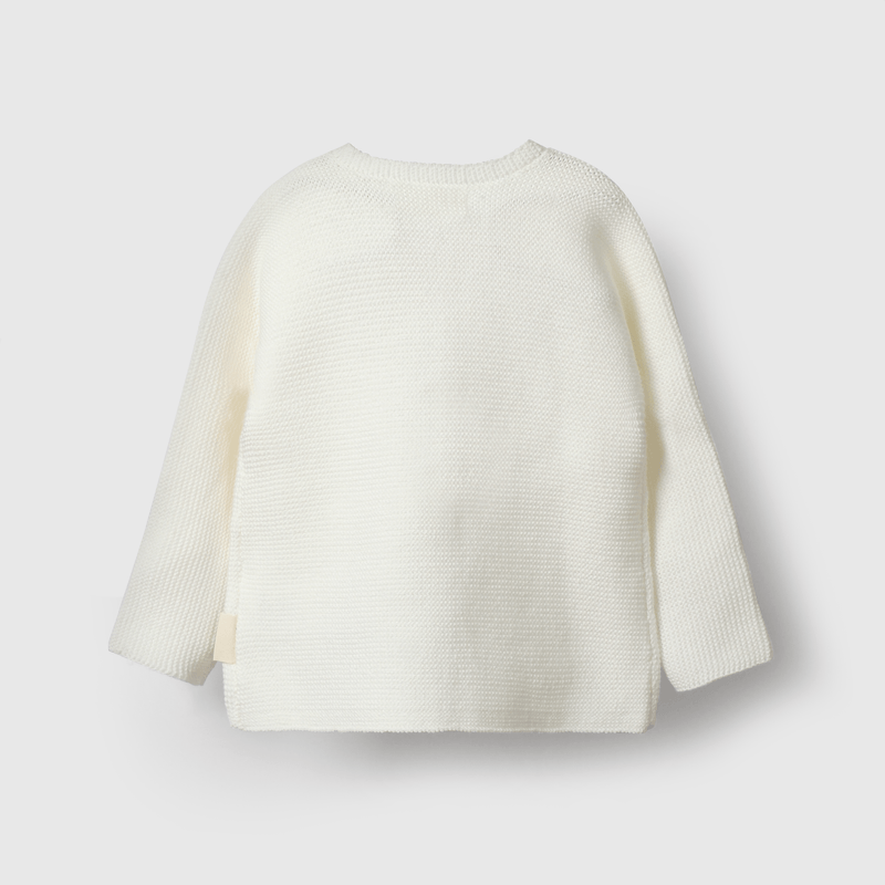 Chaleco blanco para guaguas, suave y cómodo