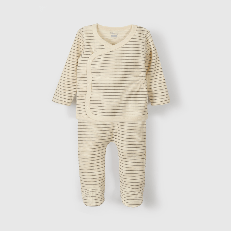 Conjunto Beige Rayado de Bebé