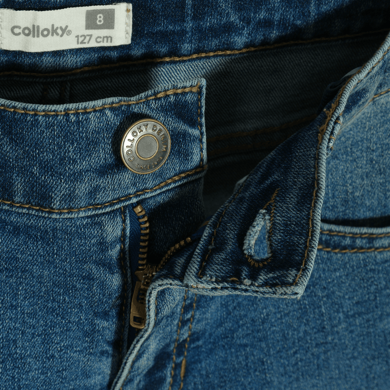 Jeans azul para niños, estilo y comodidad