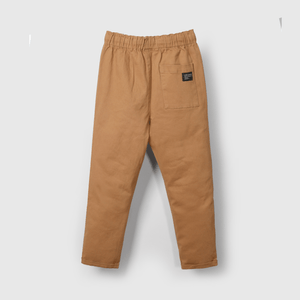 Pantalón Jogger Café para niños, estilo y comodidad