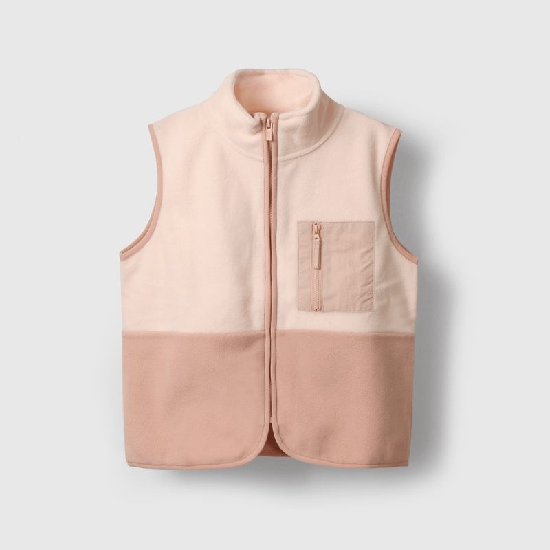 Chaleco Rosado para Niños, estilo y calidez en cada aventura