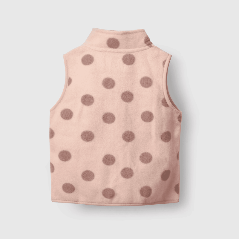 Chaleco rosado para niña, suave y cómodo