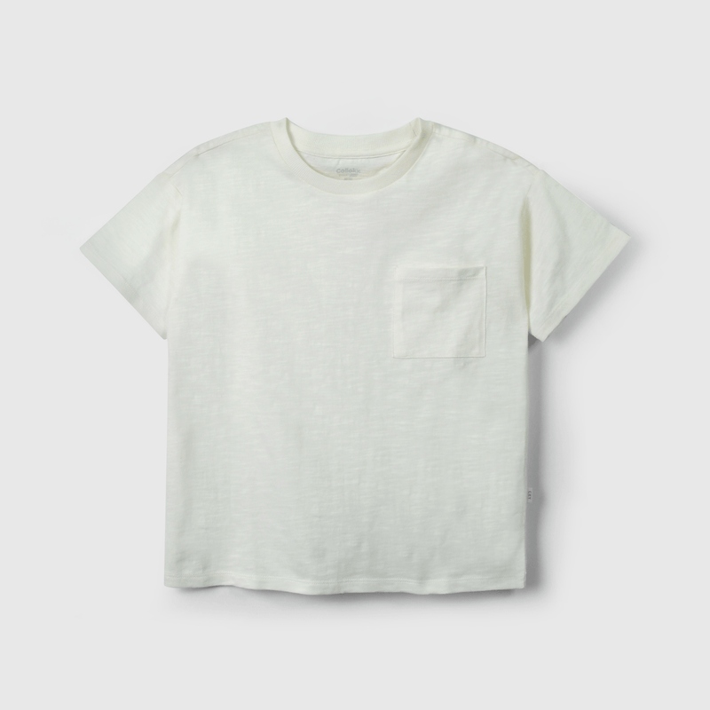 Polera Blanca Manga Corta