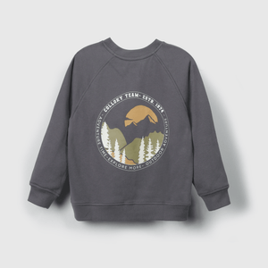 Polerón niño gris, estilo y comodidad para aventuras