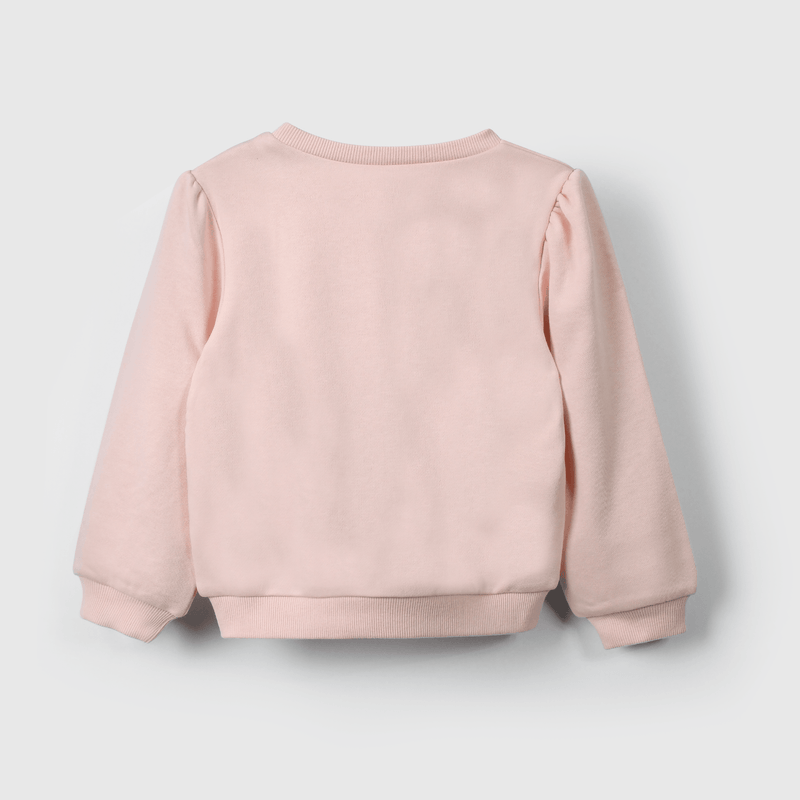 Polerón rosado para niñas, suave y encantador