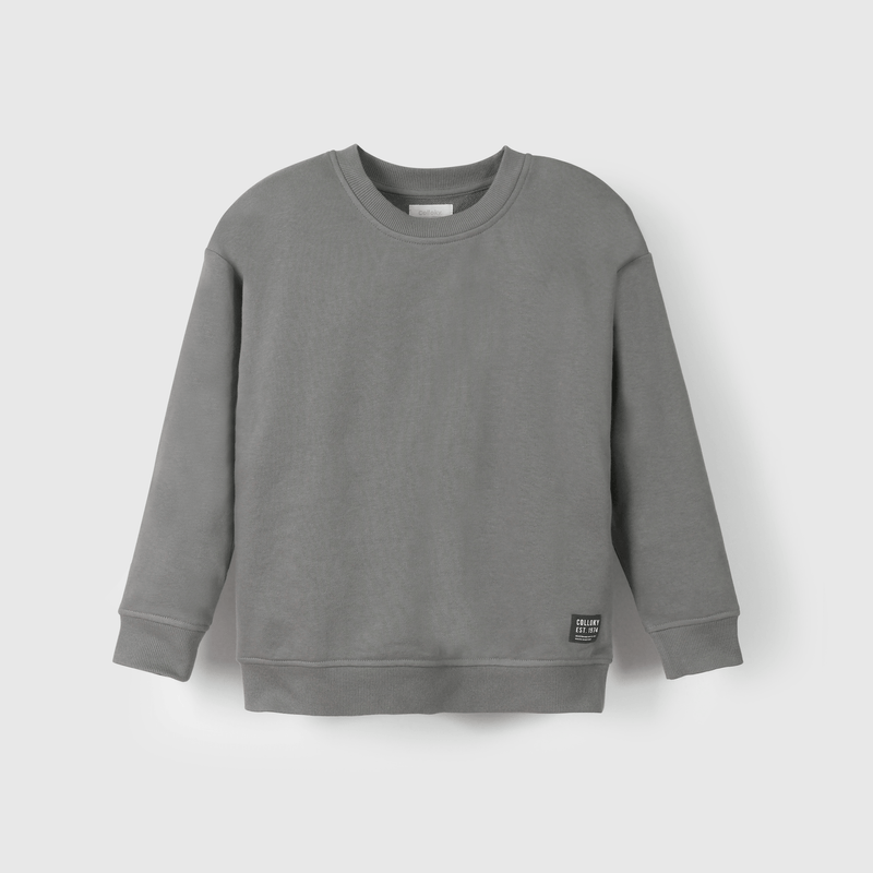 Polerón gris para niños, comodidad y estilo asegurados