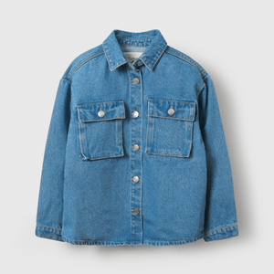 Chaqueta de mezclilla azul para niños, estilo y comodidad