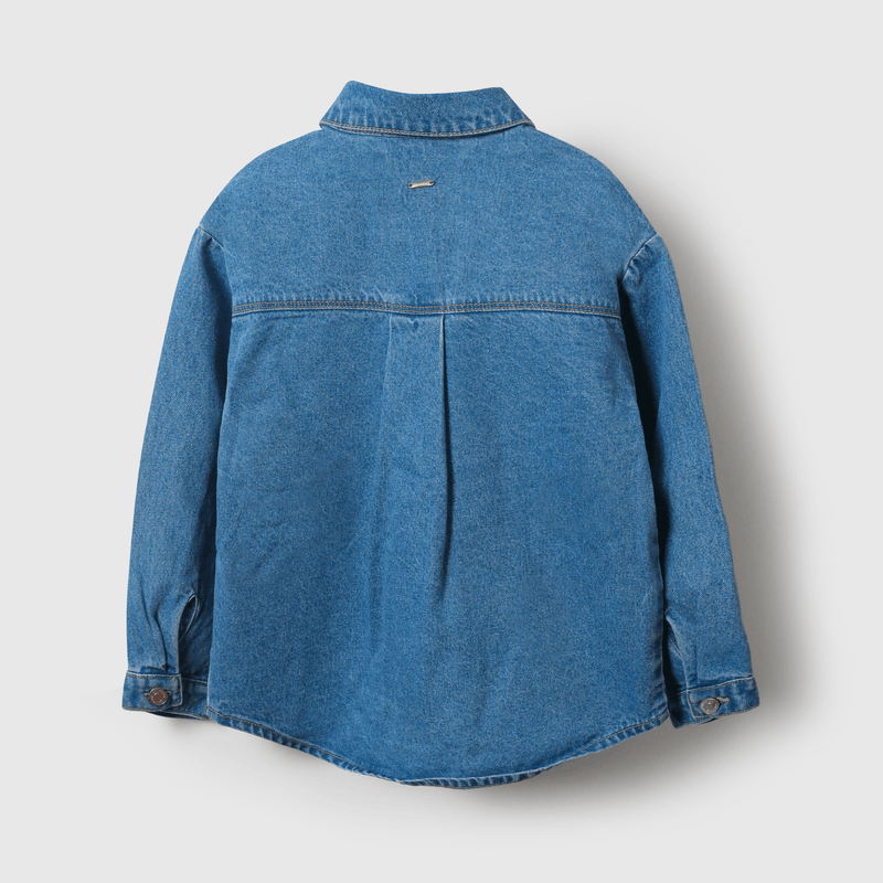 Sobrecamisa Denim Azul