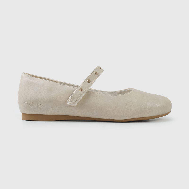 Ballerina dorada para niña, estilo y comodidad en cada paso
