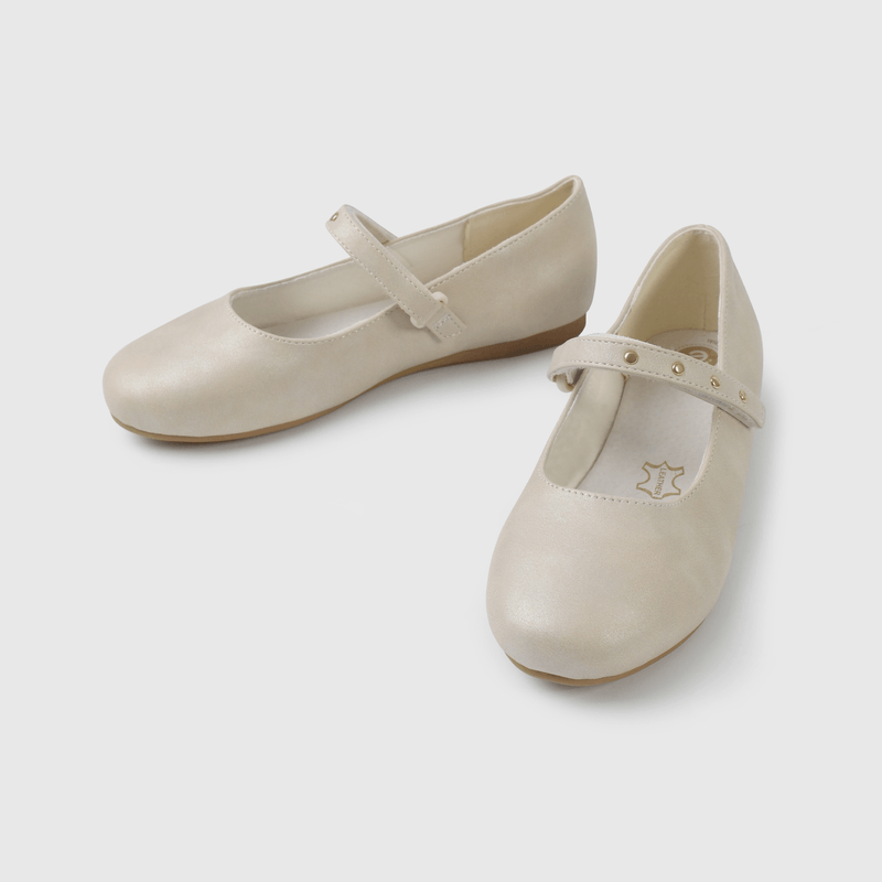 Ballerina dorada para niña, estilo y comodidad en cada paso