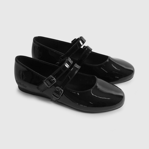 Ballerinas negras para niñas, elegancia y comodidad