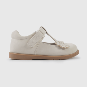 Zapatos cómodos para niña, color blanco, etapa caminante