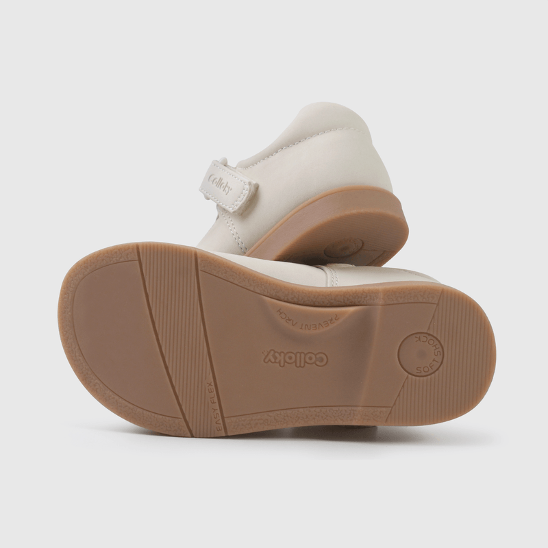 Zapatos cómodos para niña, color blanco, etapa caminante
