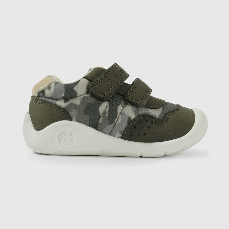 Zapatilla verde para niño, comodidad y estilo