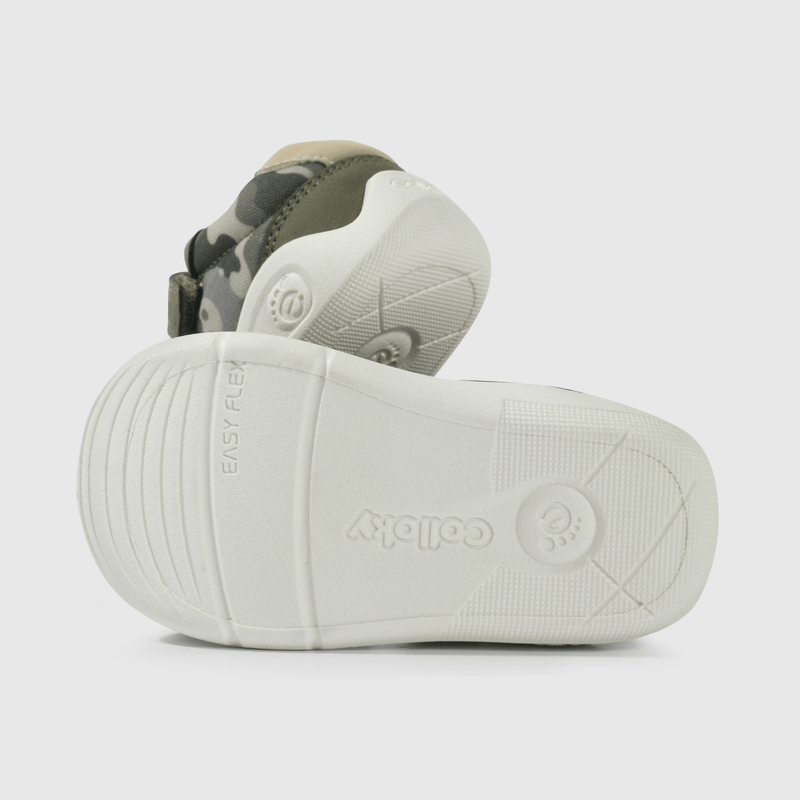 Zapatilla verde para niño, comodidad y estilo