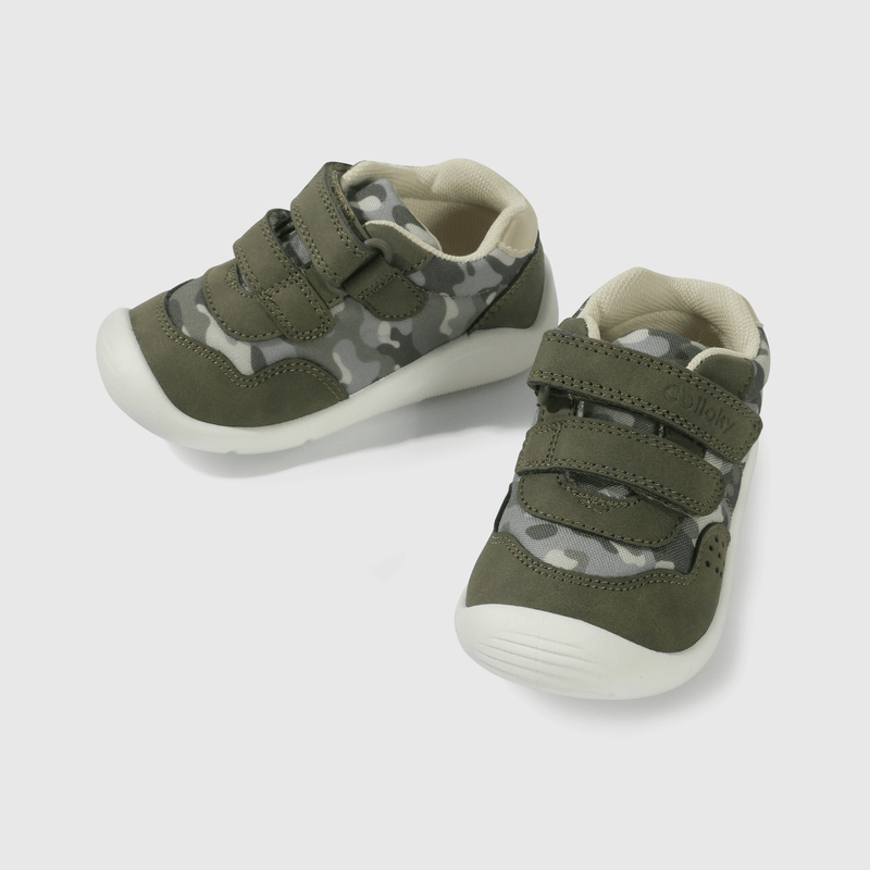 Zapatilla verde para niño, comodidad y estilo