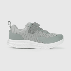 Zapatilla gris para niños, comodidad y estilo
