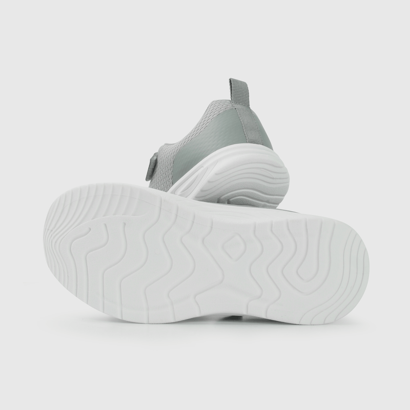Zapatillas deportivas gris para niños activos y cómodos