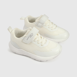 Zapatilla blanca para niños, comodidad y estilo