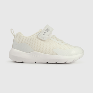 Zapatilla blanca para niños, comodidad y estilo