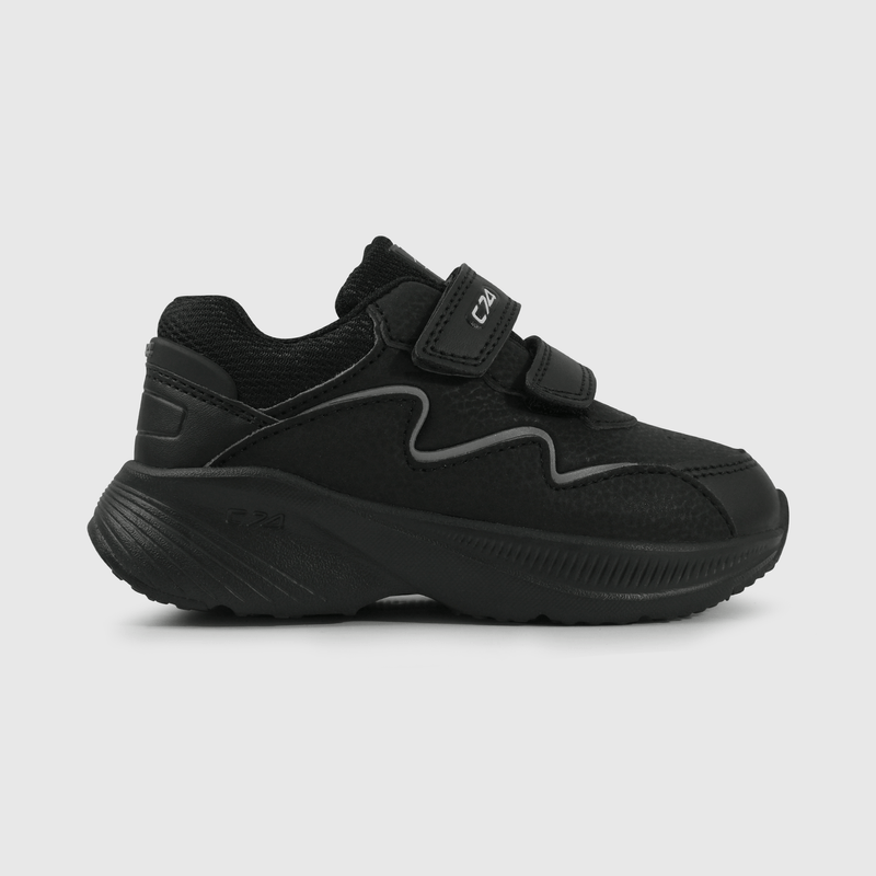 Zapatilla negra para niños, comodidad y estilo