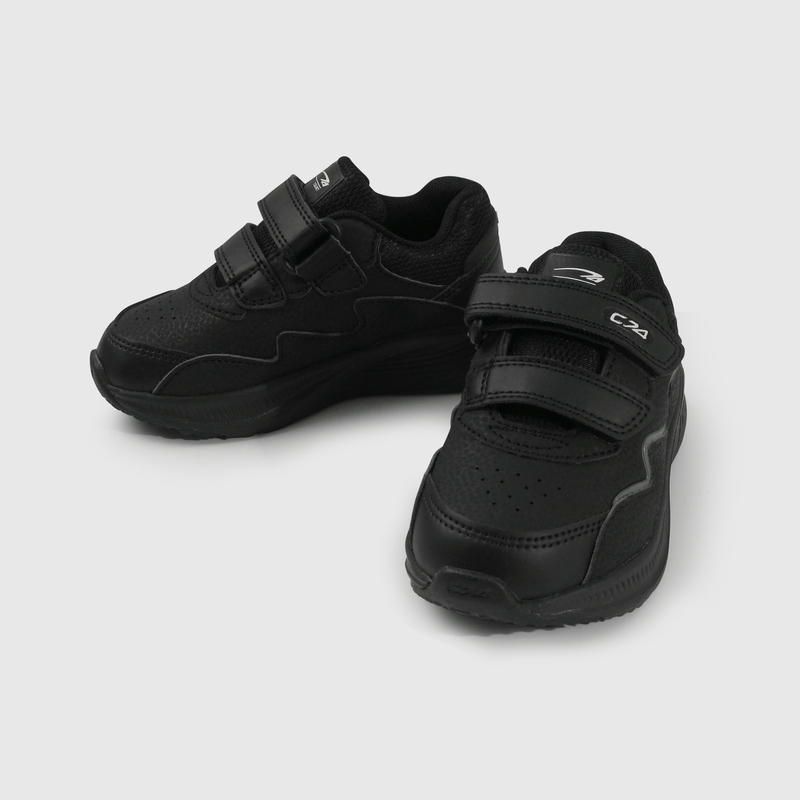 Zapatilla negra para niños, comodidad y estilo