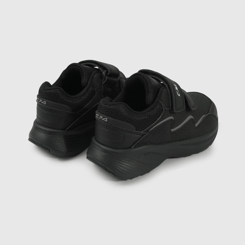 Zapatilla negra para niños, comodidad y estilo