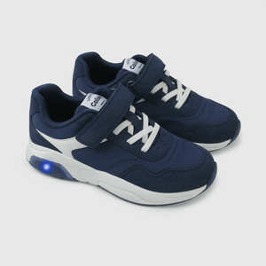 Zapatillas azules con luces para niños, comodidad y estilo